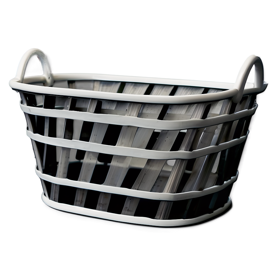 Minimalist White Laundry Basket Png 28 PNG image