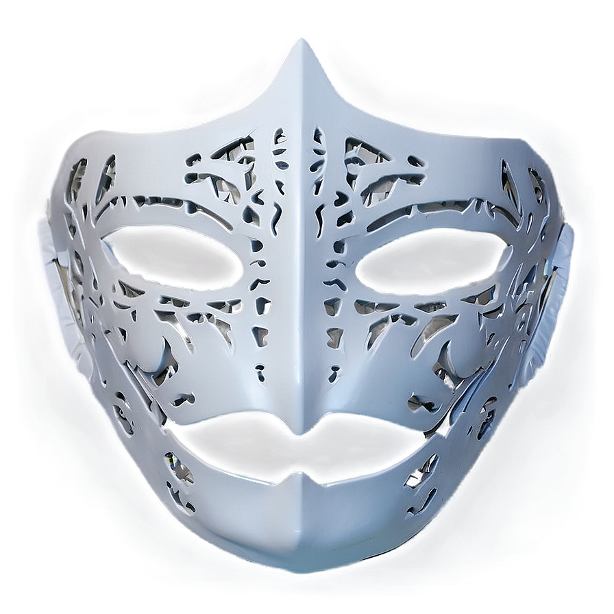 Minimalist White Mask Png Dmy PNG image