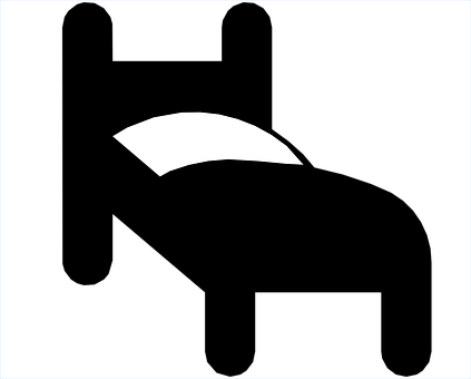 Minimalist White Pillow Black Background PNG image