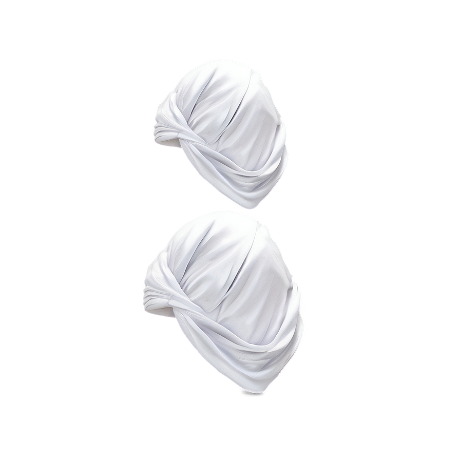 Minimalist White Turban Png 78 PNG image