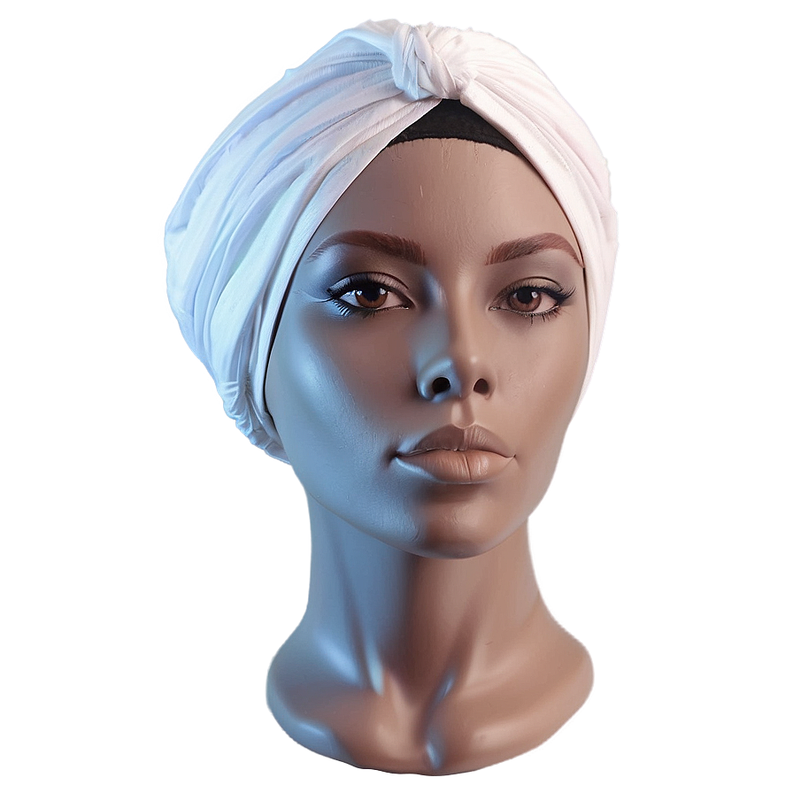 Minimalist White Turban Png Ebm84 PNG image