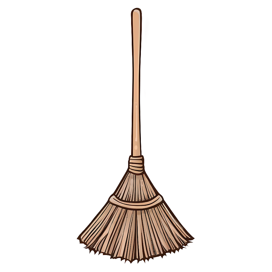 Minimalist Witches Broom Png 06292024 PNG image