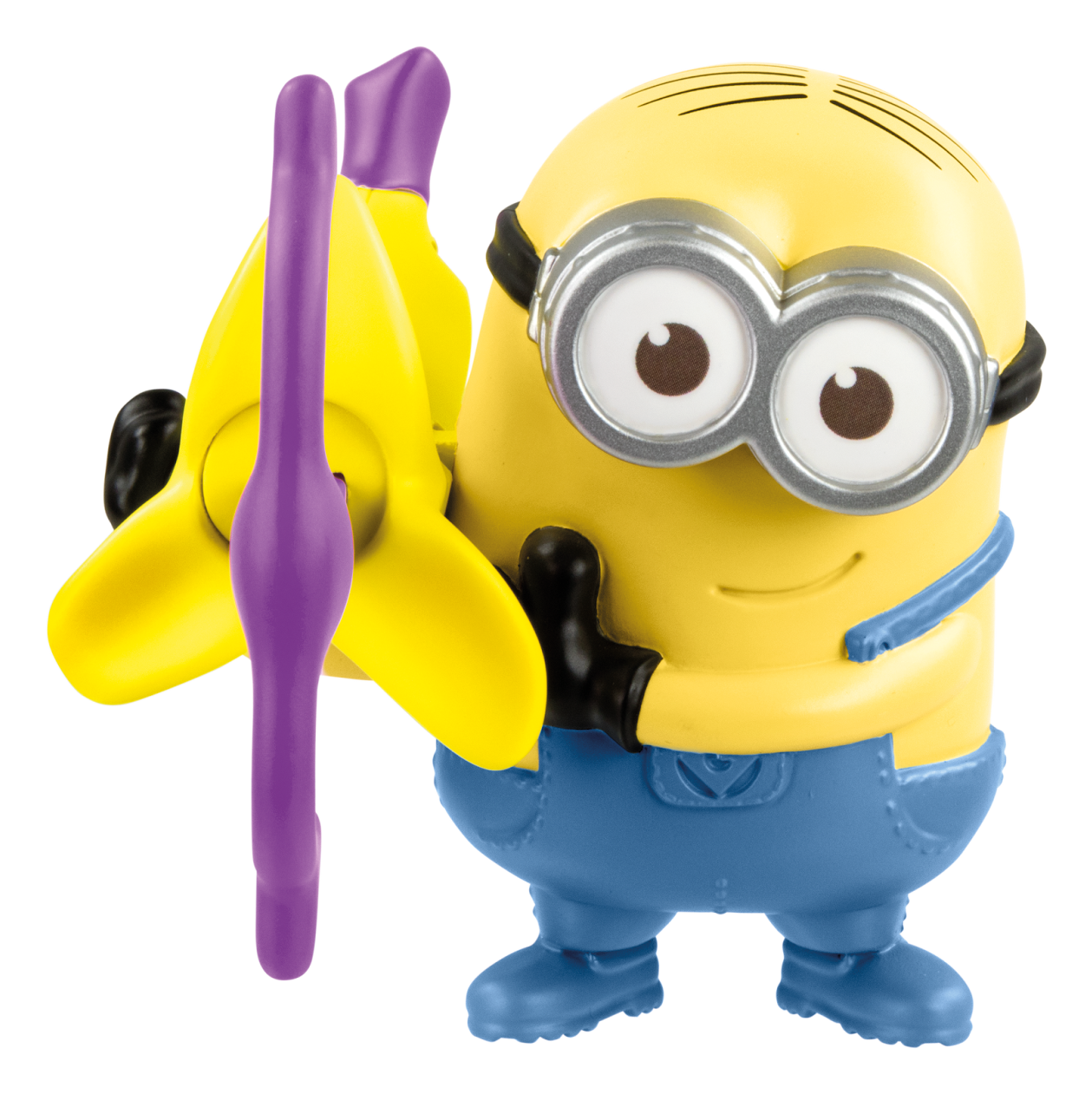 Minion Holding Banana Toy PNG image