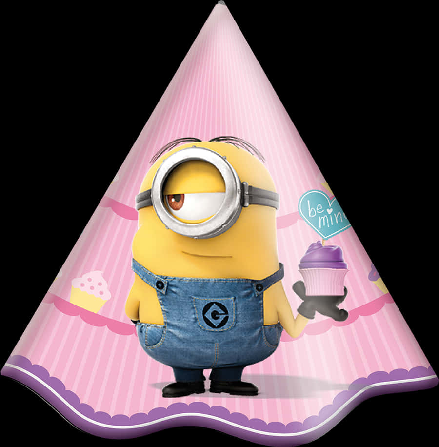 Minion_ Valentines_ Party_ Hat PNG image