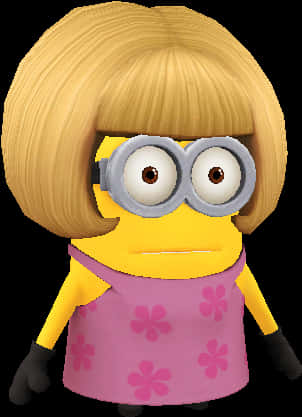 Minionin Disguise PNG image