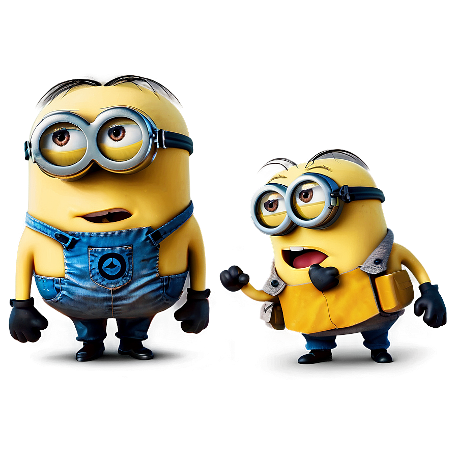 Minions Eating Banana Png 05212024 PNG image