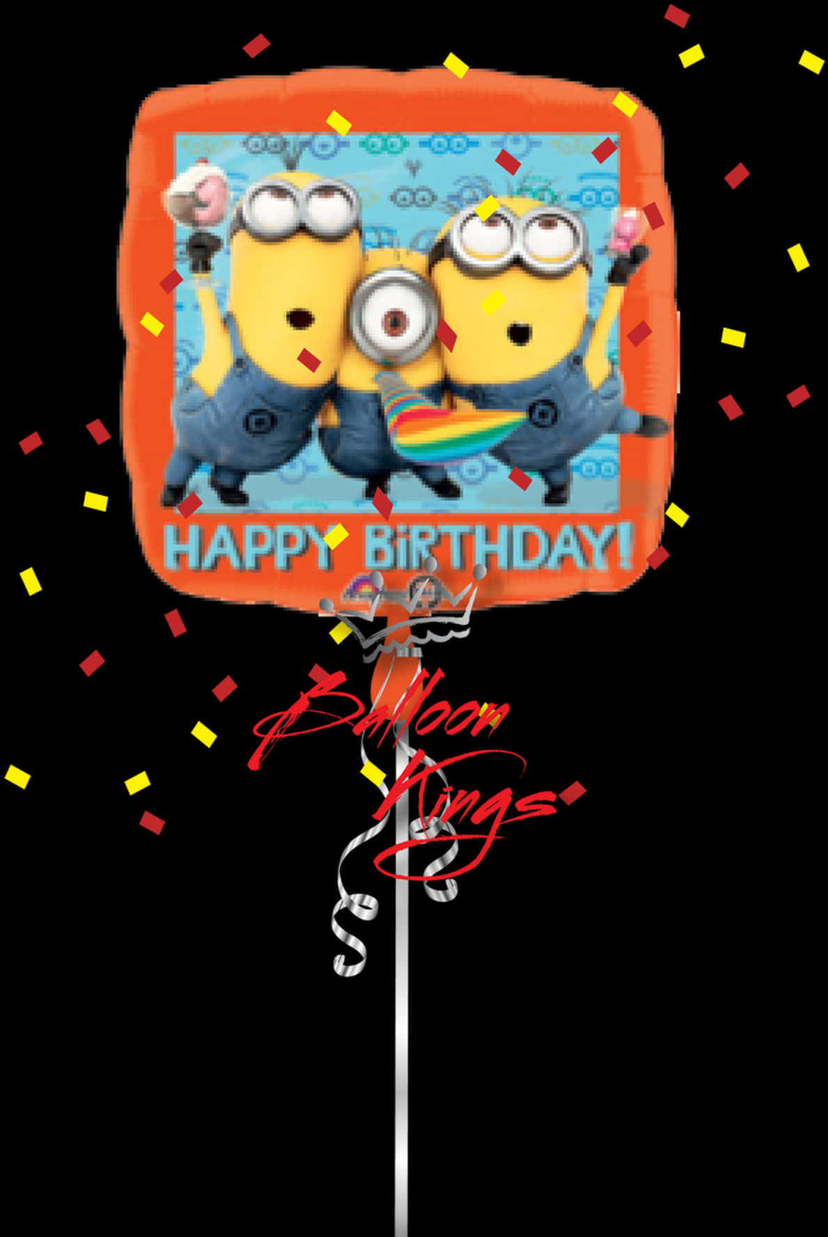 Minions Happy Birthday Balloon PNG image