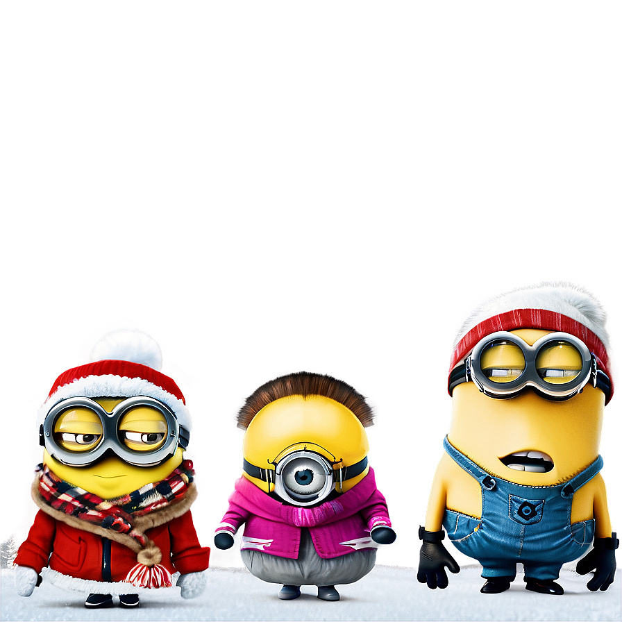 Minions Winter Png Isi PNG image