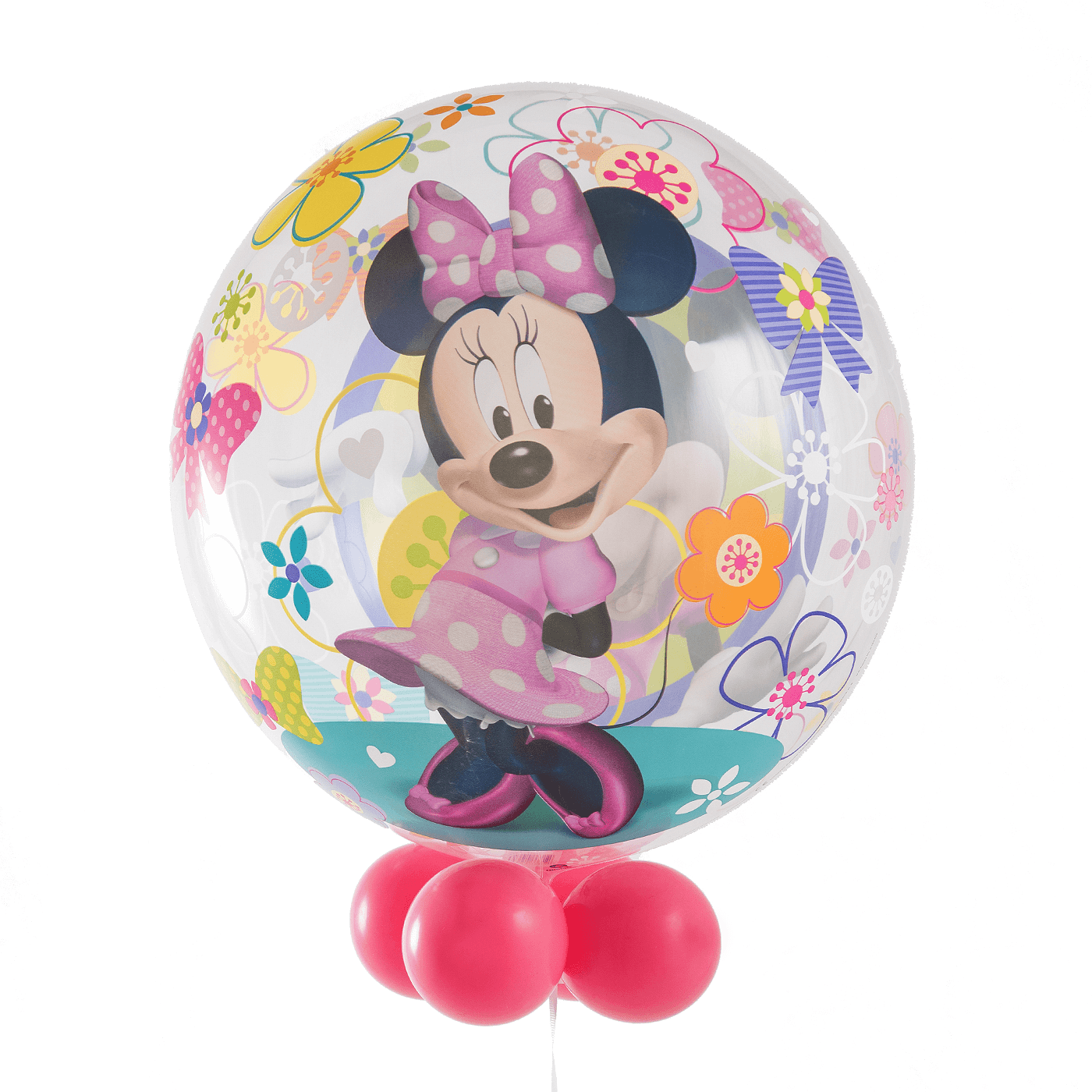 Minnie Mouse Balloon Celebration PNG image