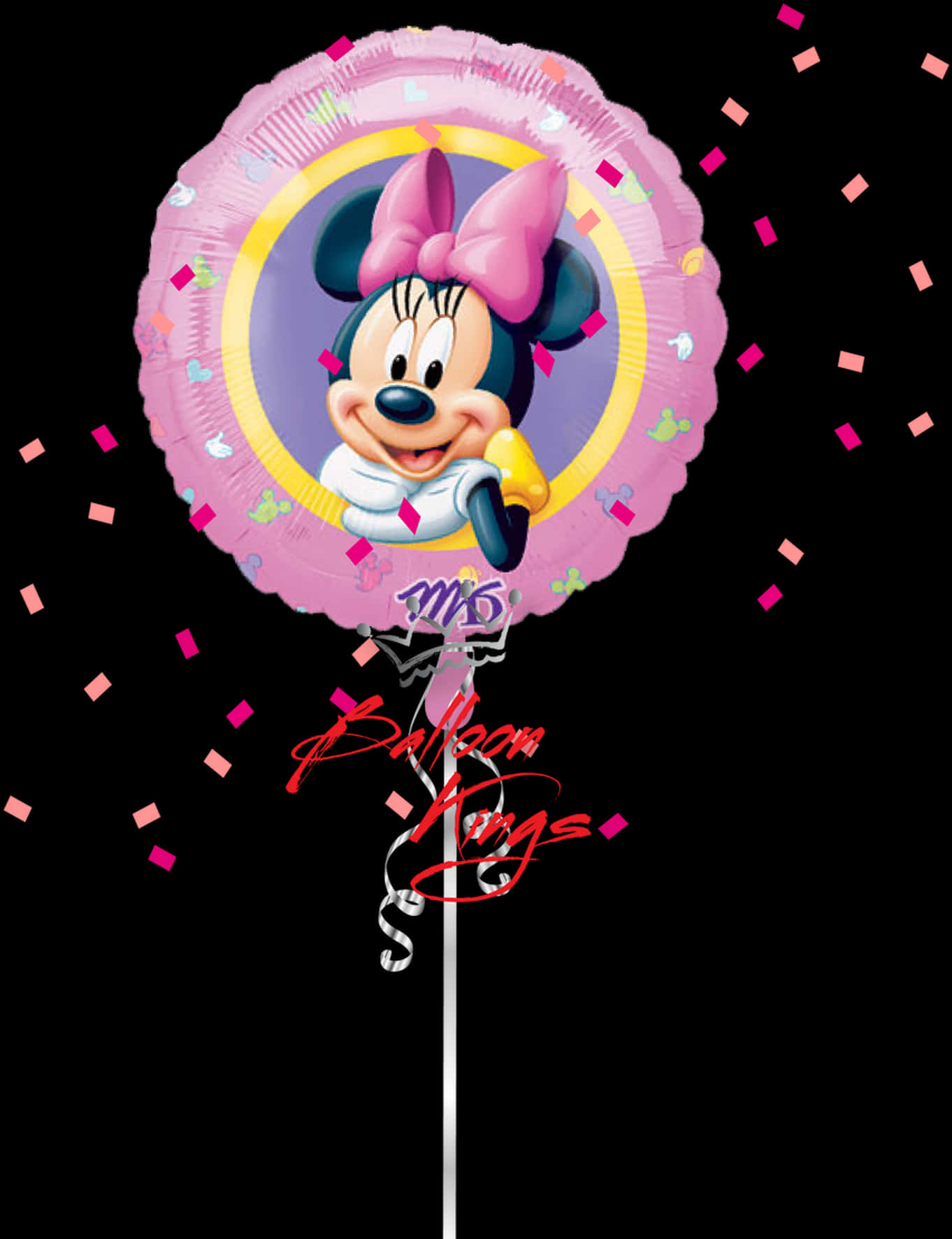 Minnie Mouse Balloon Celebration PNG image