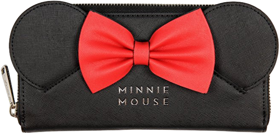 Minnie Mouse Bow Wallet PNG image