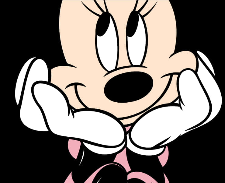 Minnie Mouse Classic Pose PNG image