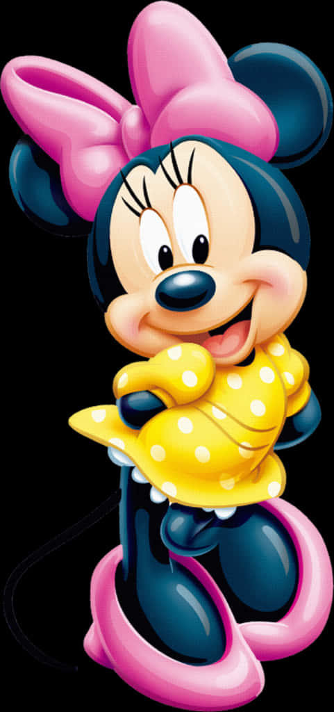 Minnie Mouse Classic Pose PNG image