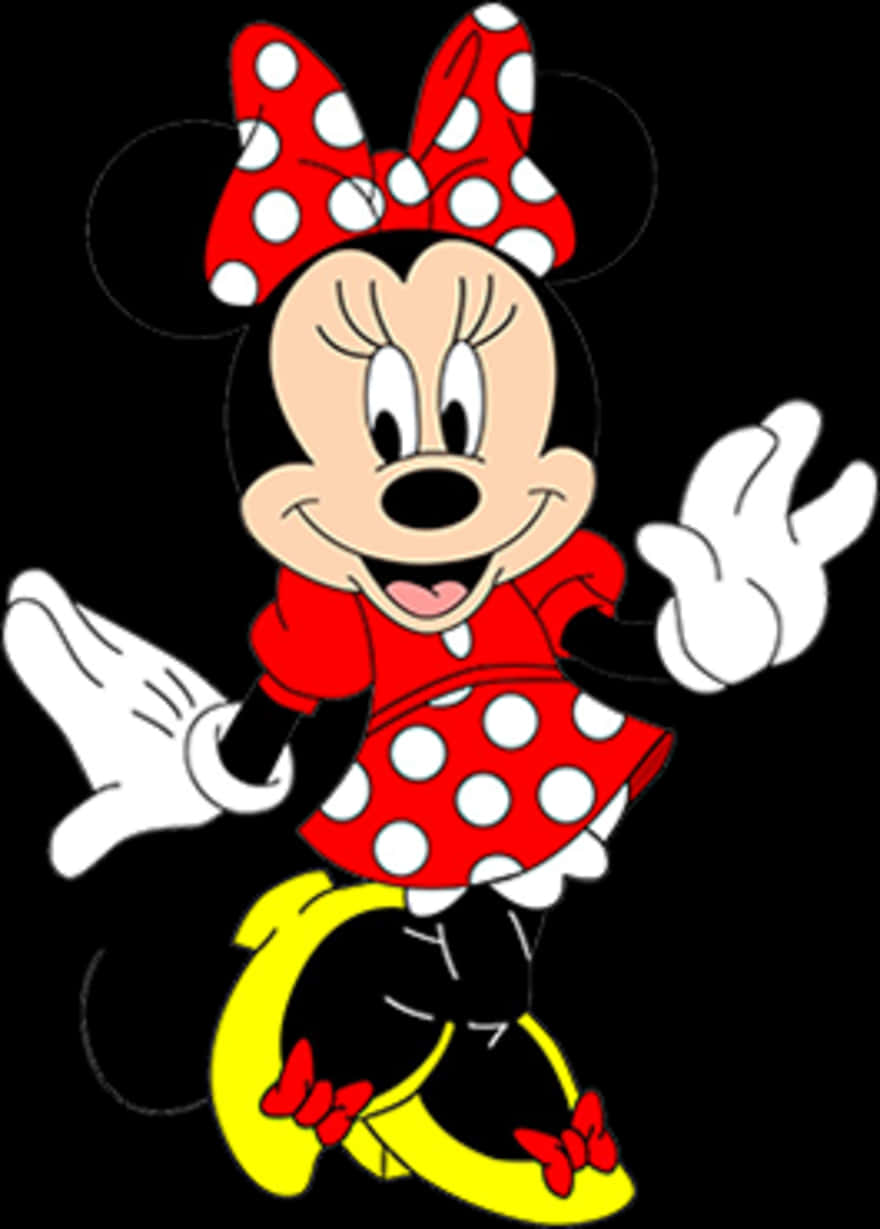 Minnie Mouse Classic Pose PNG image