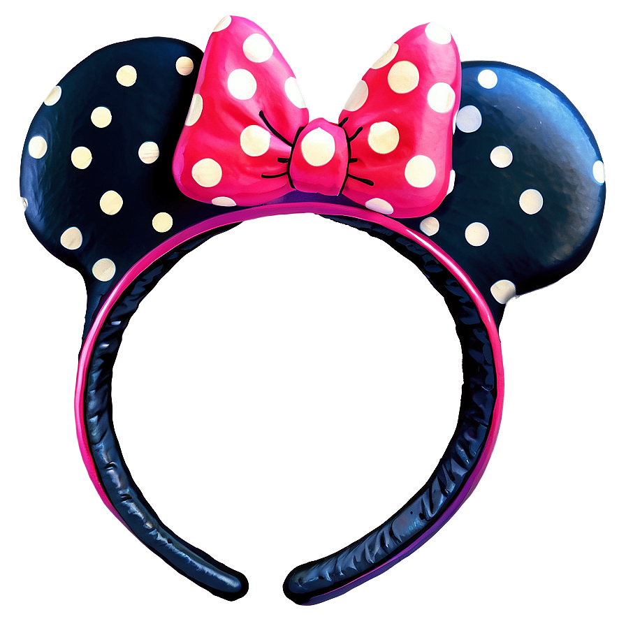 Minnie Mouse Ears A PNG image