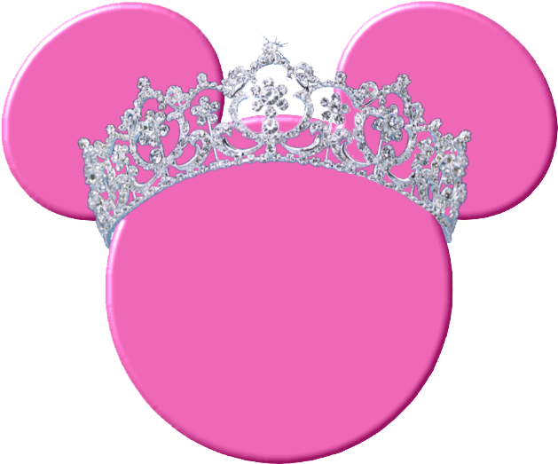 Minnie Mouse Ears Tiara Design PNG image