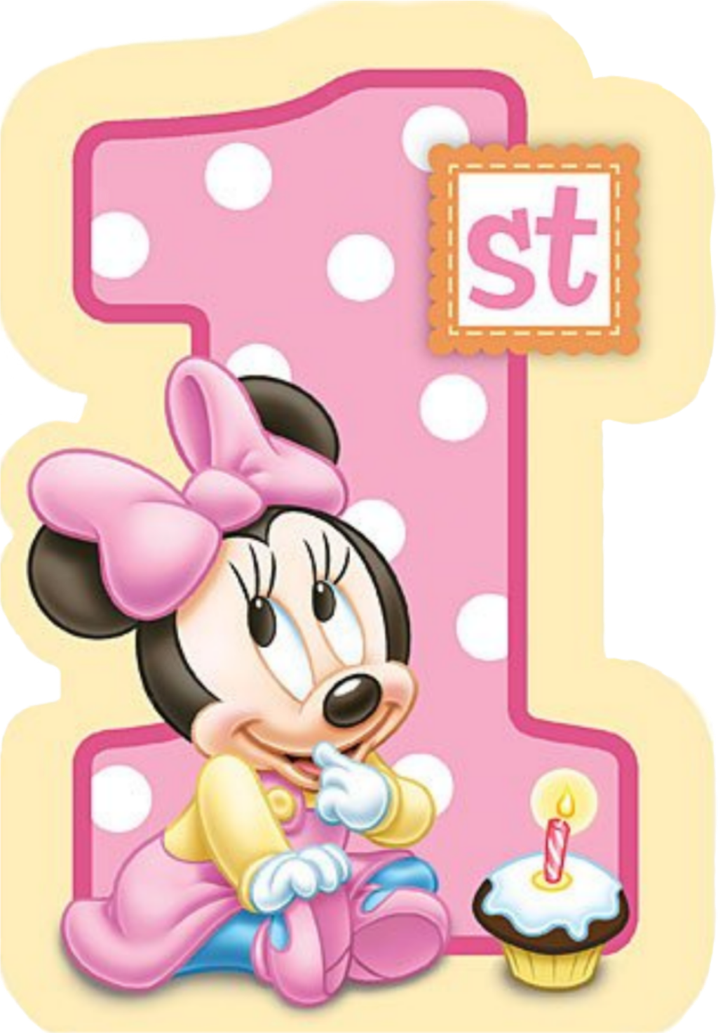 Minnie_ Mouse_ First_ Birthday_ Celebration PNG image