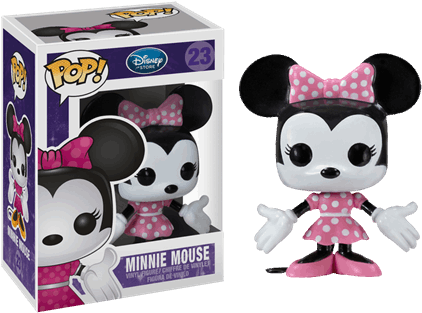 Minnie Mouse Funko Pop Figure PNG image