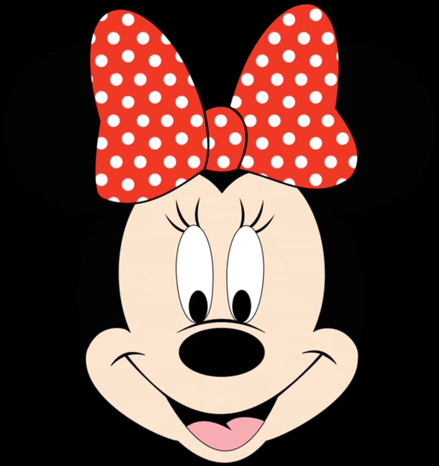 Minnie Mouse Iconic Headshot PNG image