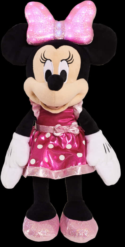 Minnie Mouse Plush Toy PNG image