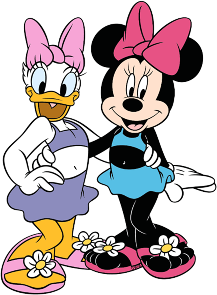 Minnieand Daisy Friends Forever PNG image