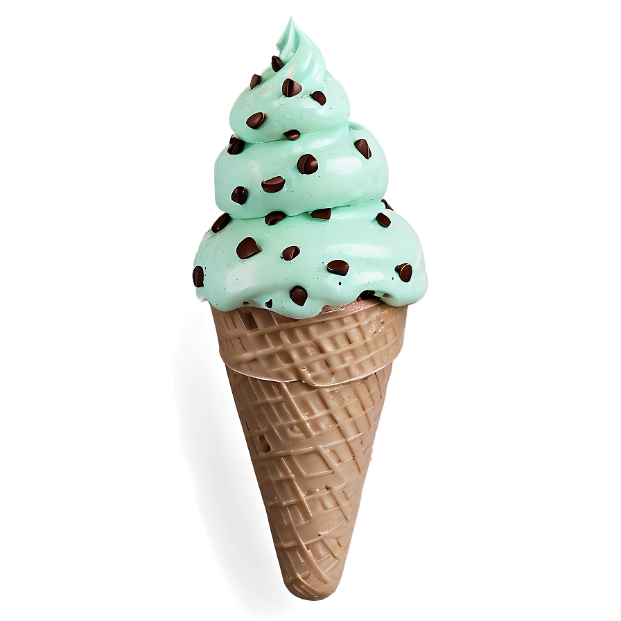 Mint Chocolate Chip Ice Cream Png 73 PNG image