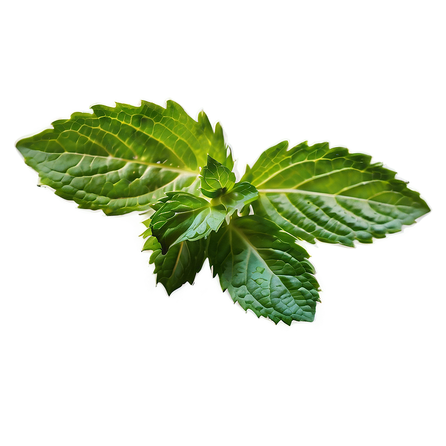 Mint Leaf Closeup Png Rsn35 PNG image