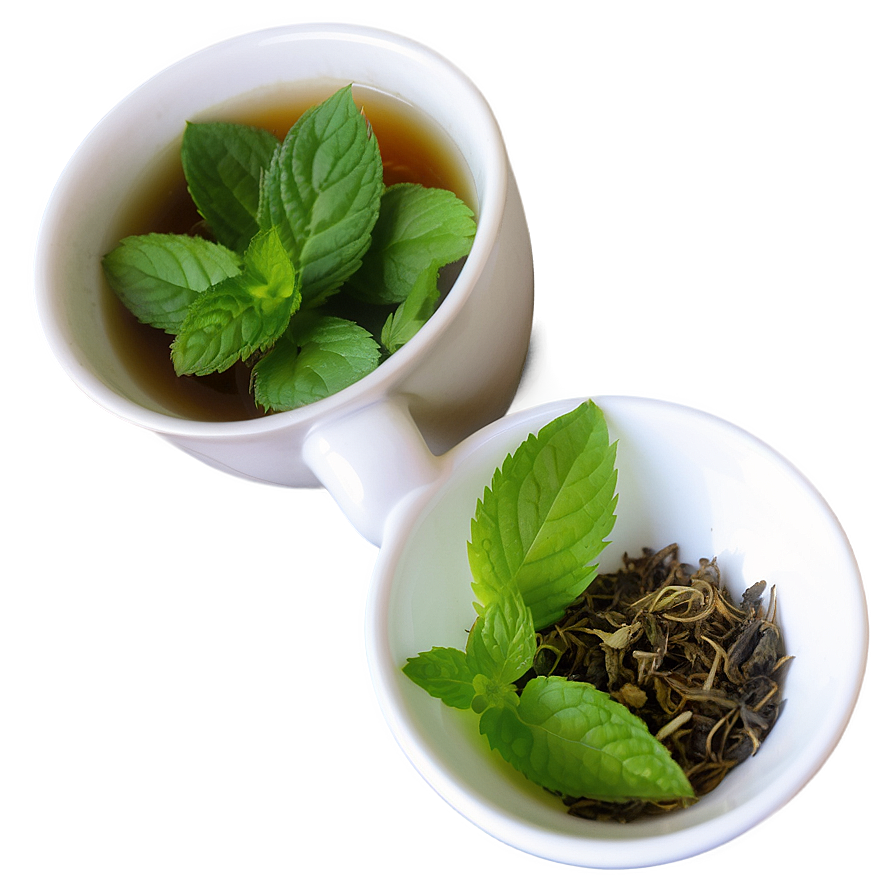 Mint Leaves Tea Png Hdg46 PNG image