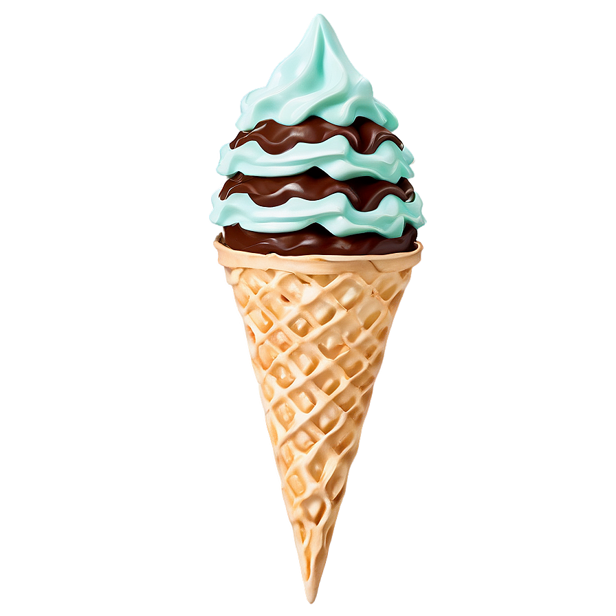 Mint Waffle Cone Png 1 PNG image