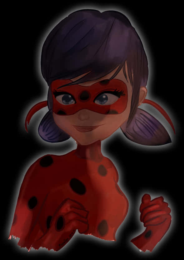 Miraculous Ladybug Cartoon Character PNG image