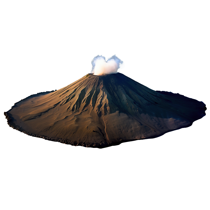 Mirage Of A Volcano Png Msc PNG image