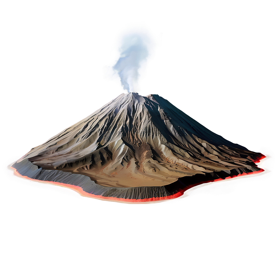 Mirage Of A Volcano Png Syk PNG image