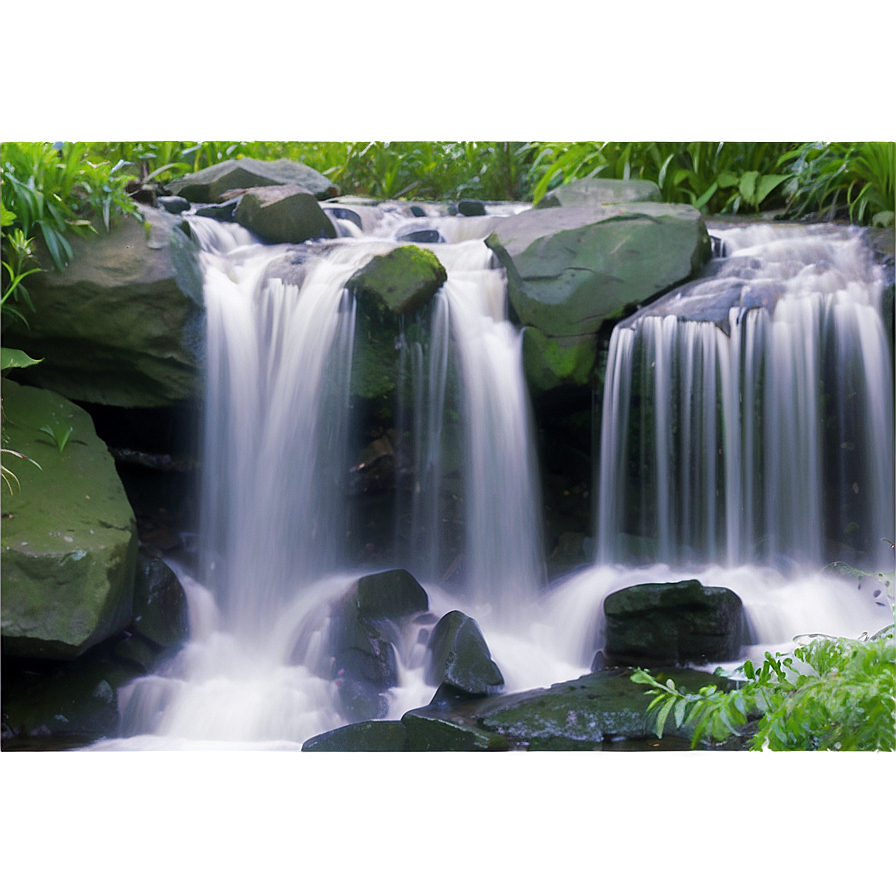 Mirage Of A Waterfall Png 06252024 PNG image