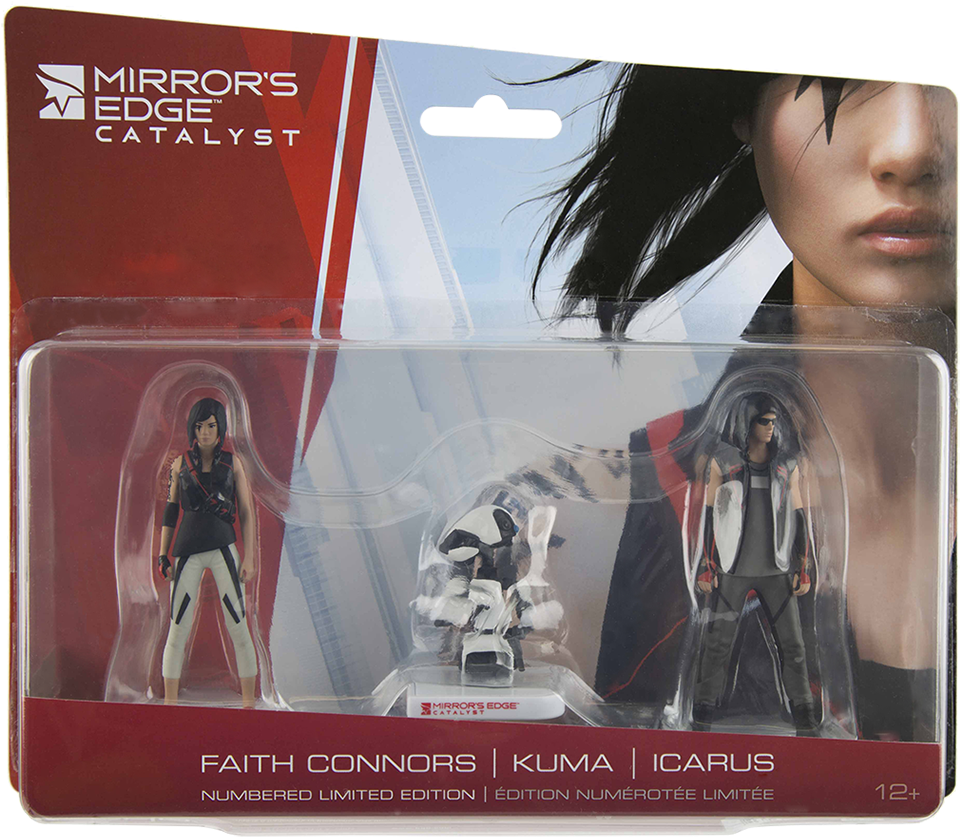 Mirrors Edge Catalyst Collectible Figures Pack PNG image