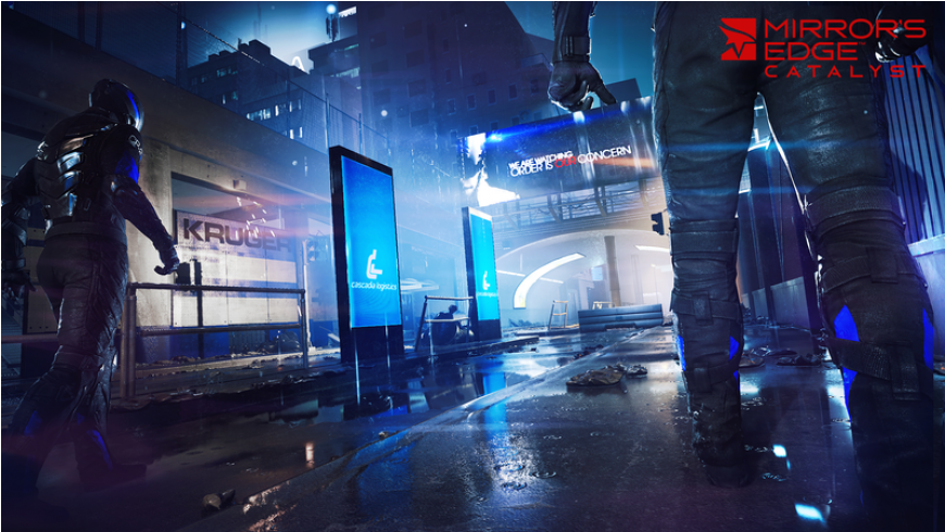 Mirrors Edge Catalyst Dystopian Cityscape PNG image
