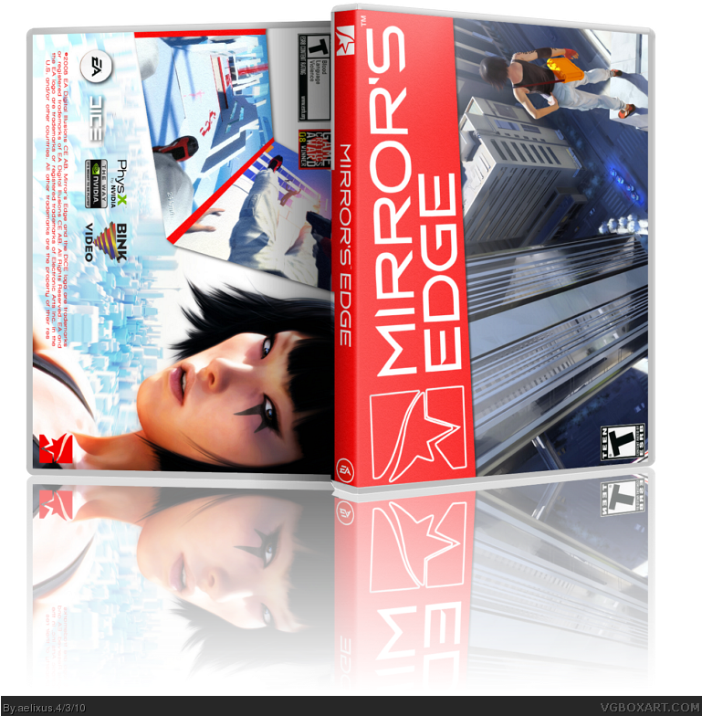 Mirrors Edge Game Cover Art PNG image