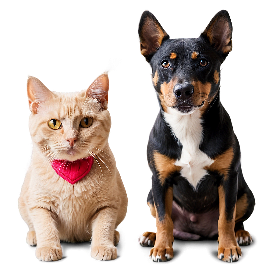 Mischievous Dog And Cat Png 7 PNG image