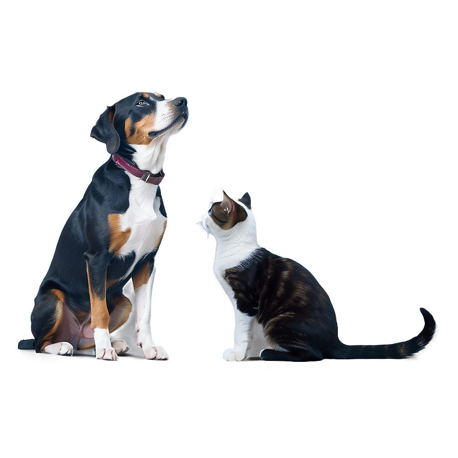 Mischievous Dog And Cat Png Lav PNG image