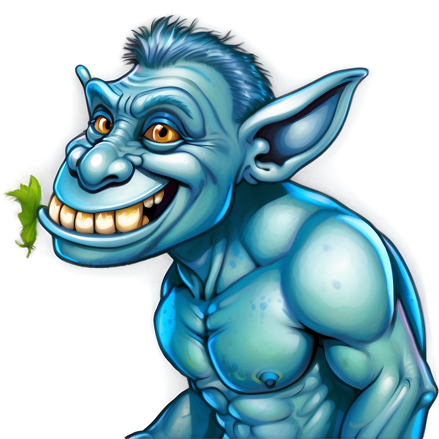 Mischievous Troll Illustration Png 05232024 PNG image