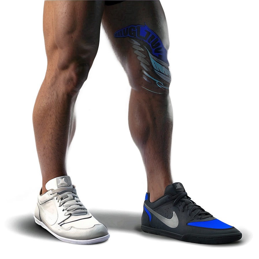 Mismatched Sneakers Legs PNG image