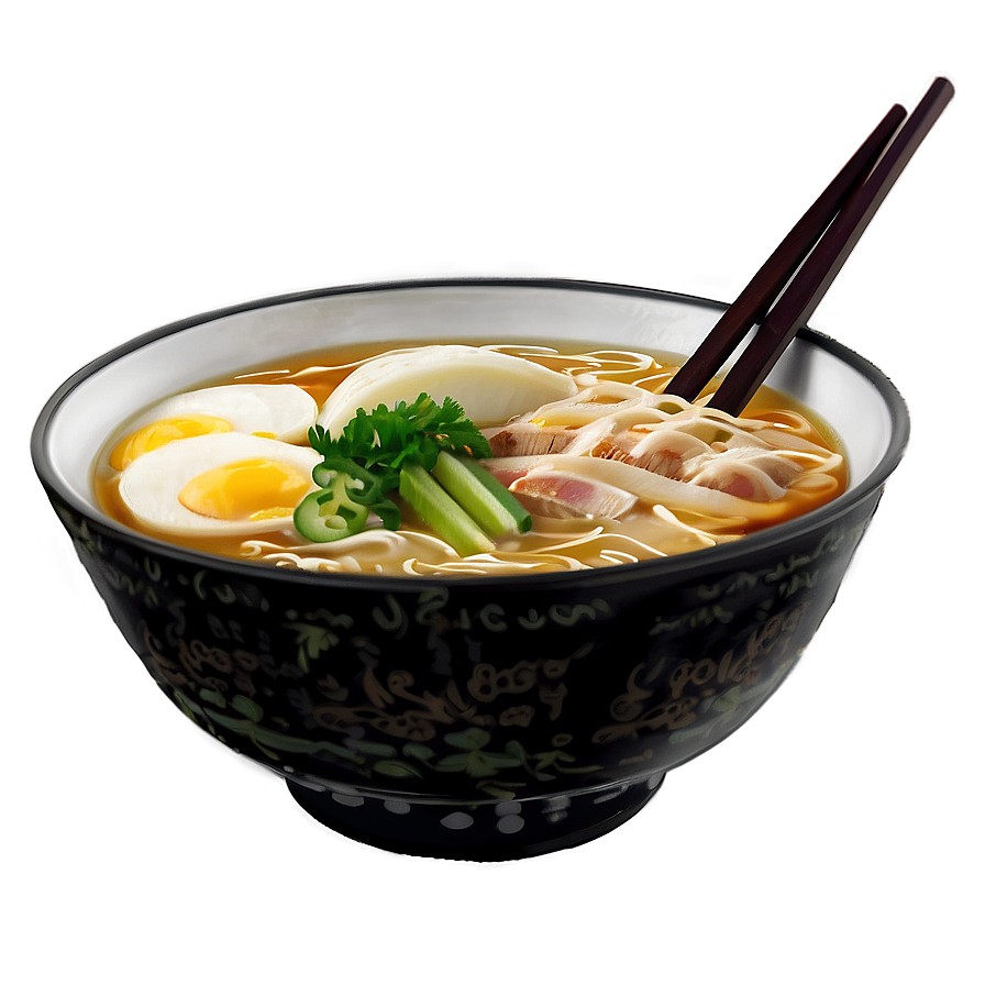 Miso Ramen Bowl Png Bhk PNG image