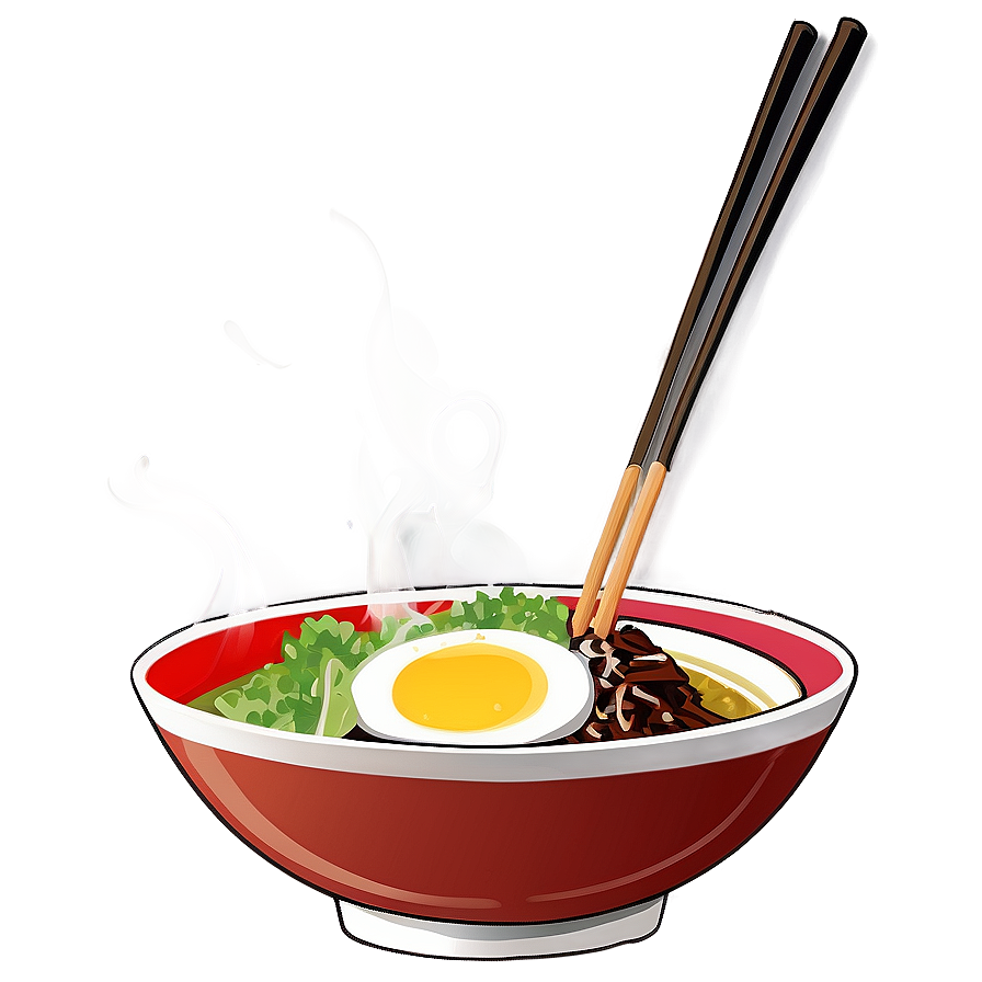 Miso Ramen Bowl Png Glf PNG image