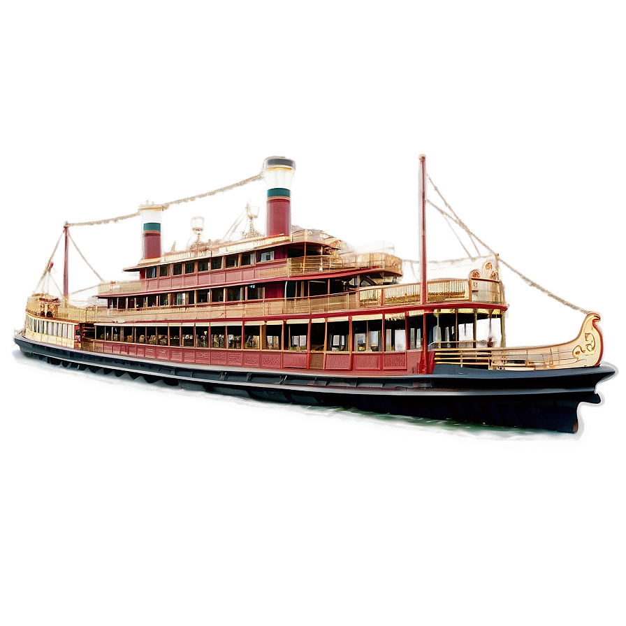 Mississippi Riverboats Vintage Png Ksj PNG image