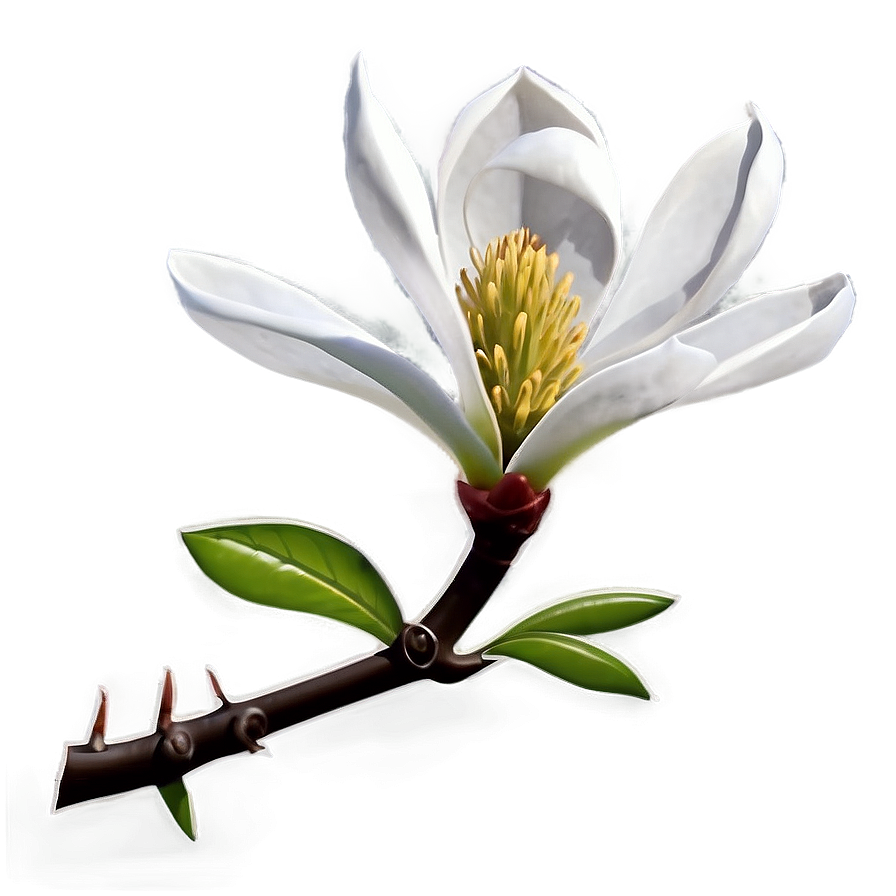 Mississippi State Flower Magnolia Png 06252024 PNG image