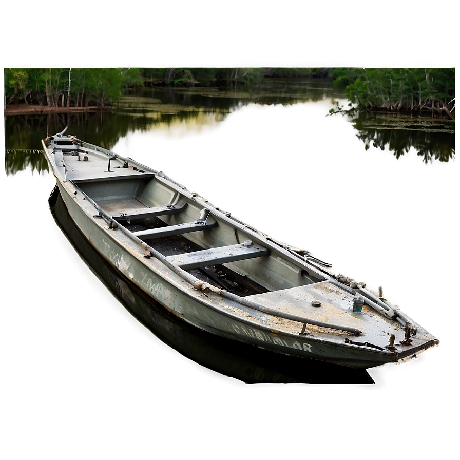 Mississippi Swamp Tours Boat Png 06252024 PNG image