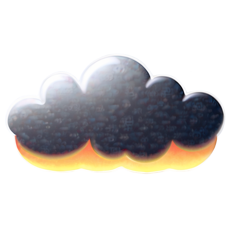 Misty Cloud Emoji Png Psi73 PNG image