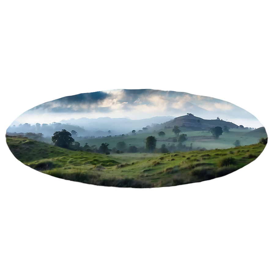 Misty Landscape Png 31 PNG image