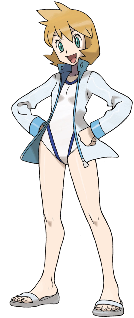 Misty Pokemon Character Pose PNG image