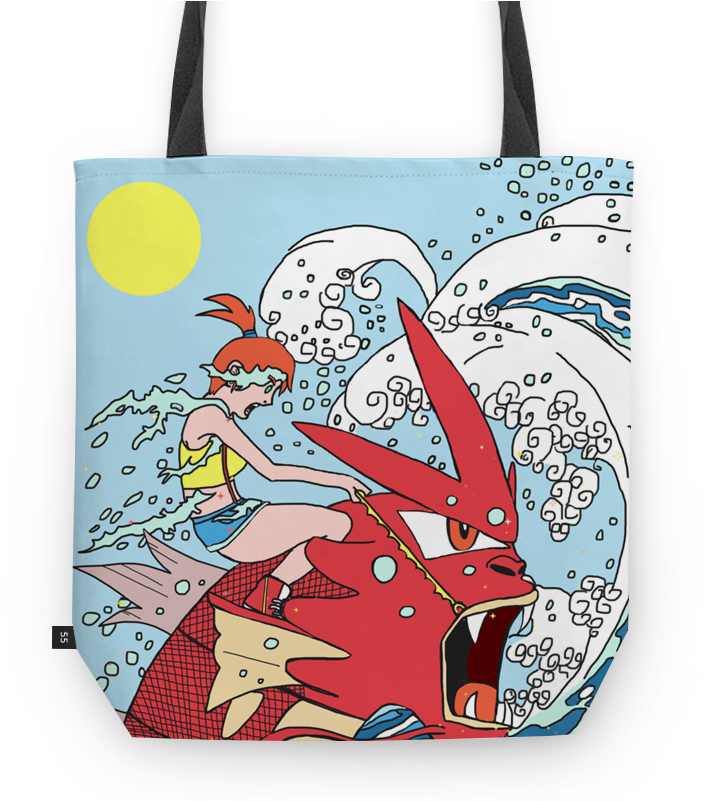 Mistyand Gyarados Tote Bag PNG image