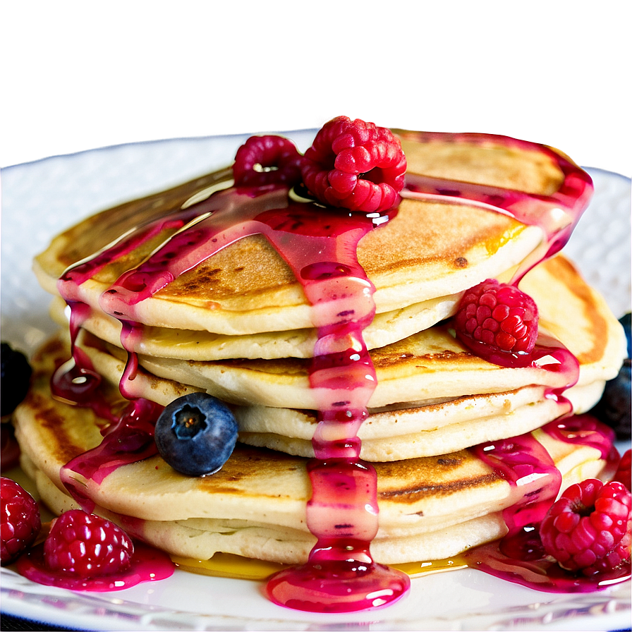 Mixed Berry Pancakes Png Spw11 PNG image